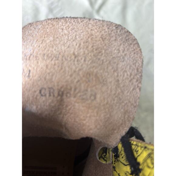 DOC DR. MARTENS YELLOW LONDON ICONS BOOTS SIZE 3 US 5 EU 36 RARE VINTAGE 1996 - Picture 9 of 12